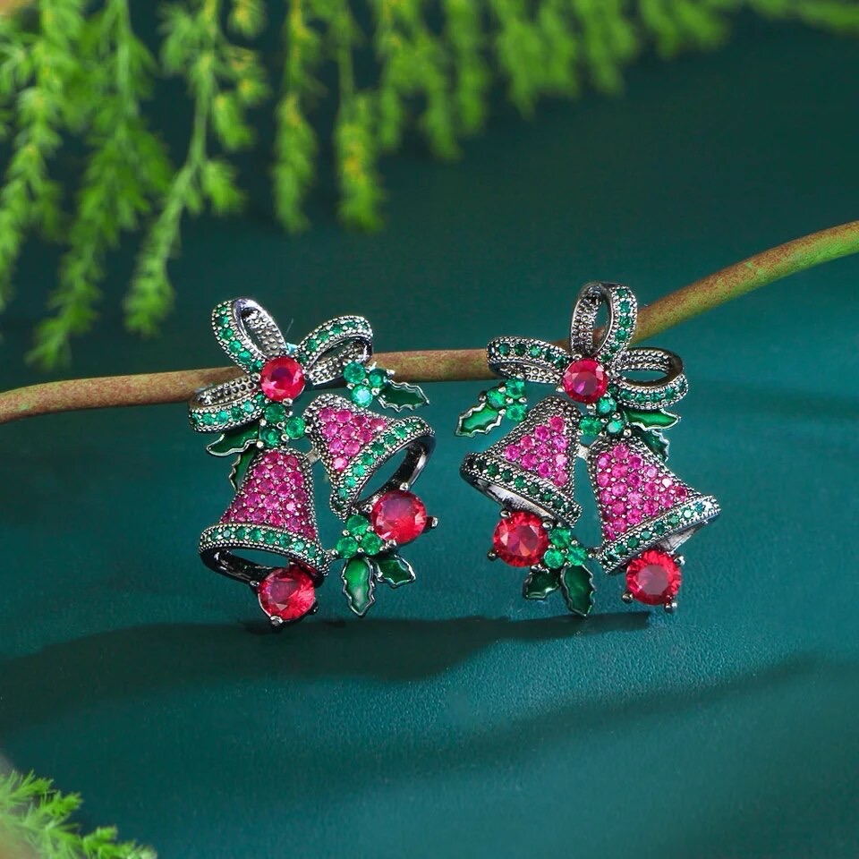 Luxury Christmas Bell Earrings
